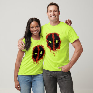 Deadpool Paint Splatter Logo T-Shirt