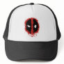 Deadpool Paint Splatter Logo Trucker Hat