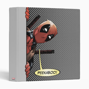 Deadpool Peekaboo 3 Ring Binder