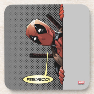Deadpool Peekaboo Beverage Coaster