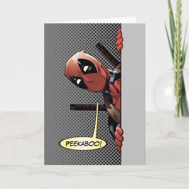 Deadpool Peekaboo Card (Front)
