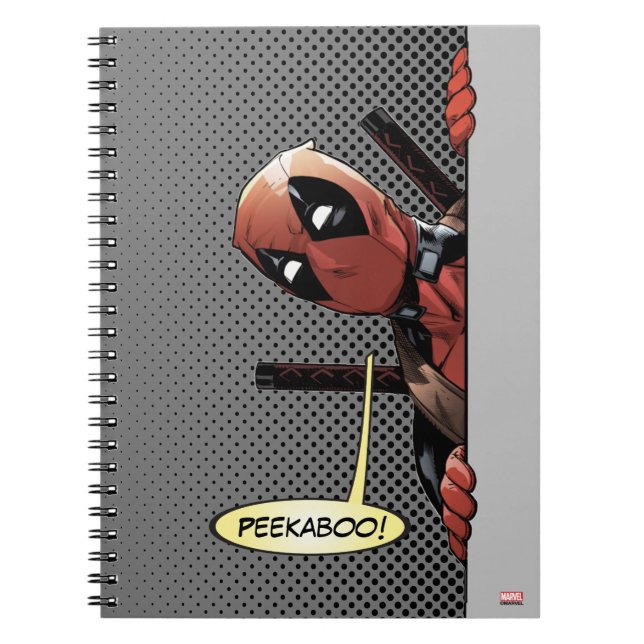 Deadpool Peekaboo Notebook (Front)