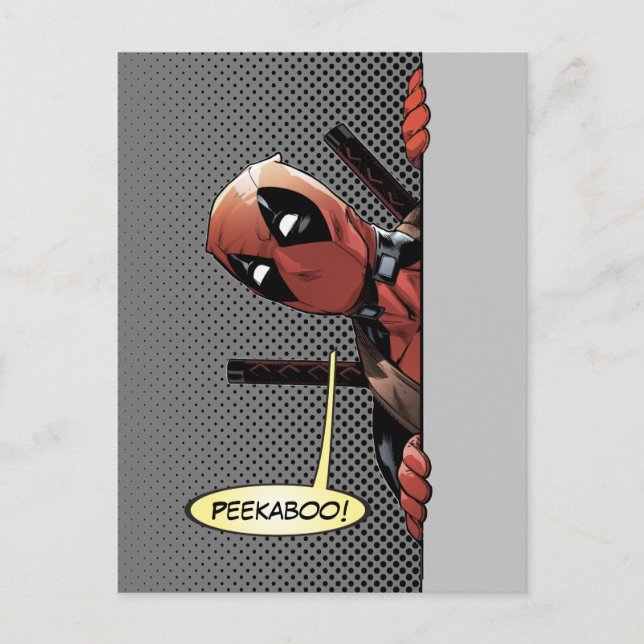 Deadpool Peekaboo Postcard (Front)