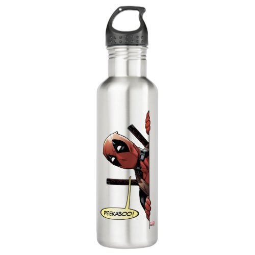 Deadpool Peekaboo Stainless Steel Water Bottle