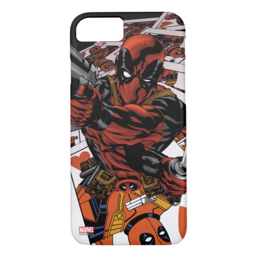 Deadpool Playing Cards iPhone 87 Case