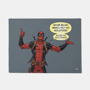 Deadpool Pointing Character Art Doormat
