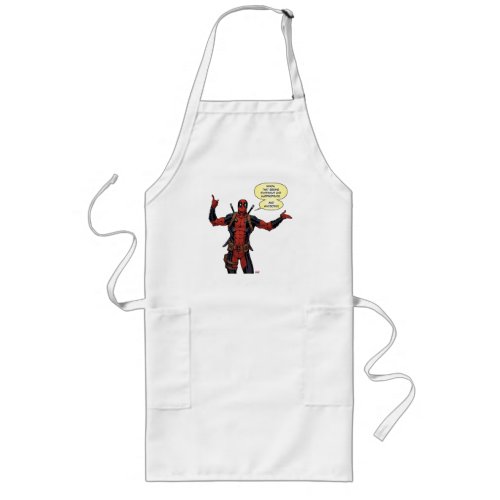 Deadpool Pointing Character Art Long Apron