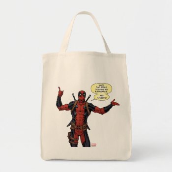Deadpool Pointing Character Art Tote Bag by deadpool at Zazzle