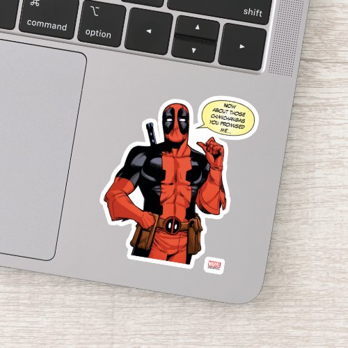 Deadpool Pointing To Self Sticker