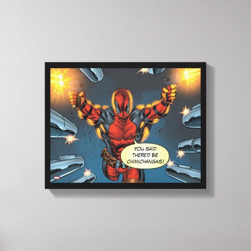 Deadpool Shoots First Canvas Print