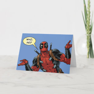 Deadpool Shrug Card