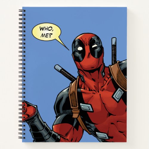 Deadpool Shrug Notebook