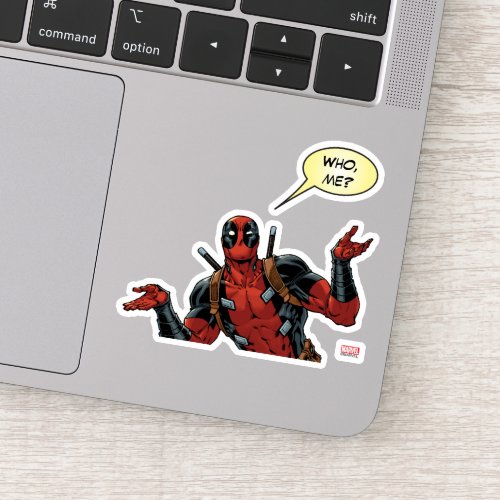 Deadpool Shrug Sticker