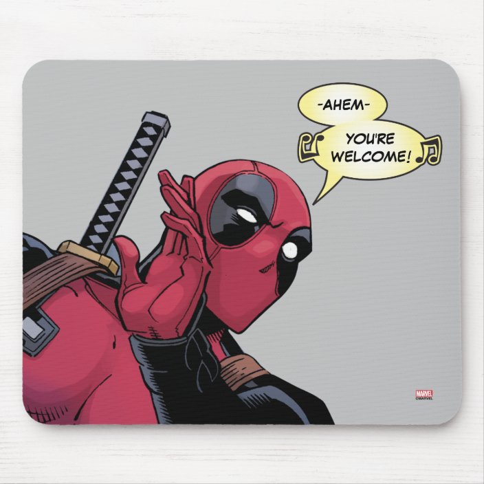 Deadpool Side Comment Mouse Pad | Zazzle.com