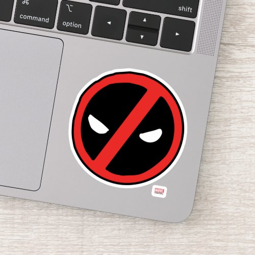 Deadpool Slanted Logo Sticker