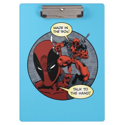 Deadpool  Talk To The Hand Clipboard