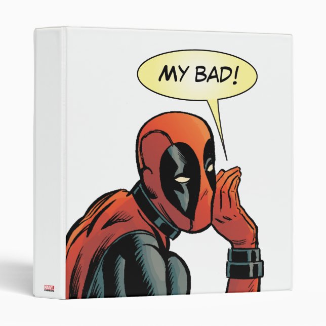 Deadpool Whisper 3 Ring Binder (Front/Spine)