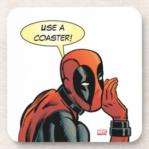 Deadpool Whisper Beverage Coaster