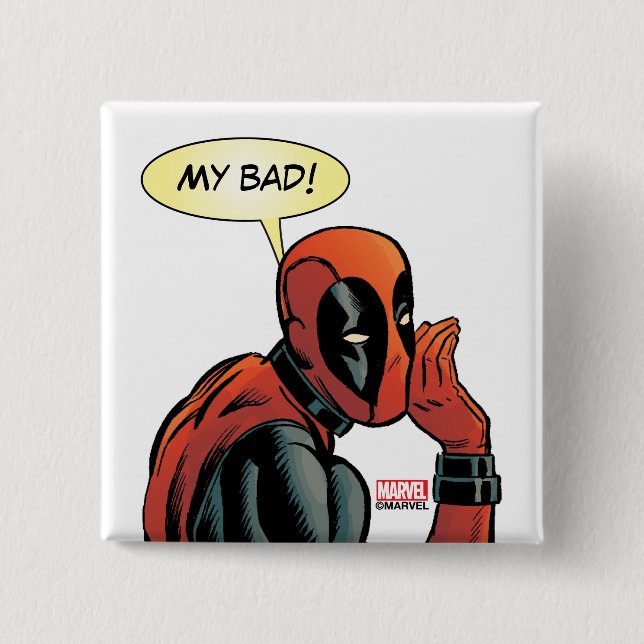 Deadpool Whisper Button (Front)