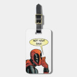 Deadpool Whisper Luggage Tag at Zazzle