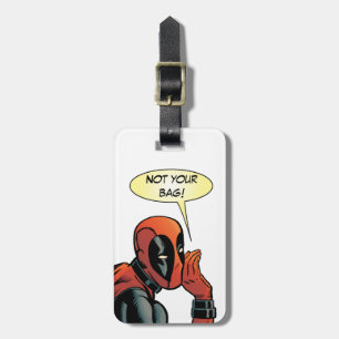 Deadpool Whisper Luggage Tag