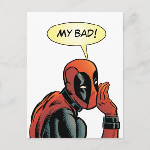 Deadpool Whisper Postcard