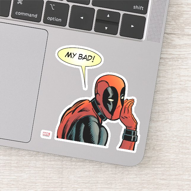 Deadpool Whisper Sticker (Detail)