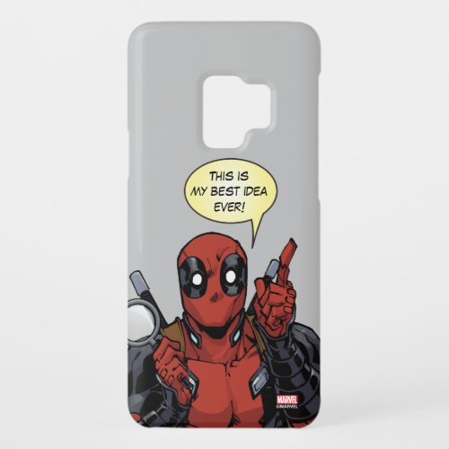 Deadpool With A Magnifying Glass Case_Mate Samsung Galaxy S9 Case