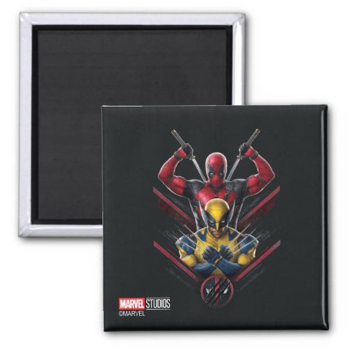 Deadpool  Wolverine Tiered Graphic Magnet