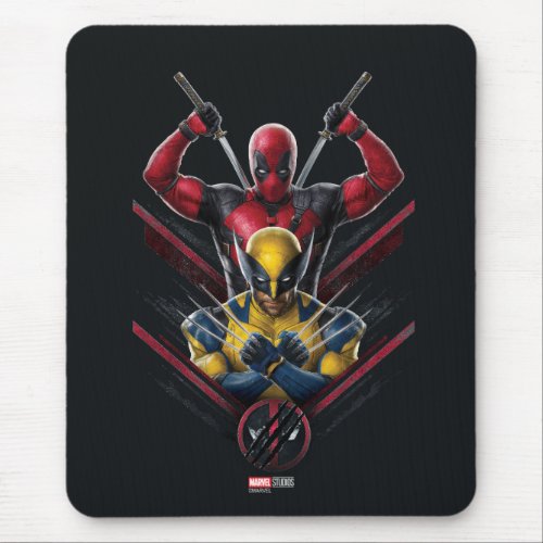 Deadpool  Wolverine Tiered Graphic Mouse Pad