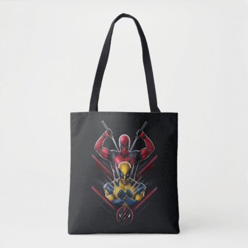 Deadpool  Wolverine Tiered Graphic Tote Bag