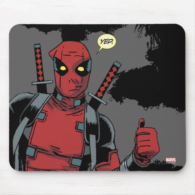 Deadpool Yep Mouse Pad | Zazzle