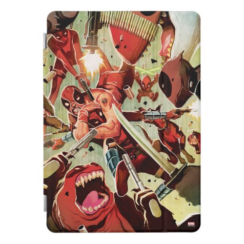 Deadpools Fighting iPad Pro Cover