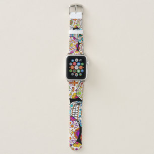 Dead's Day: Vibrant Mexican Patterns. Apple Watch Band