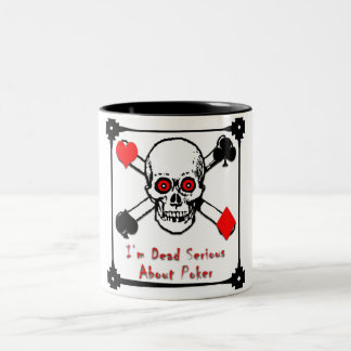 deadseriousskull Two-Tone coffee mug