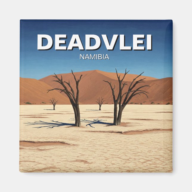 Deadvlei Namibia Travel Magnet (Front)