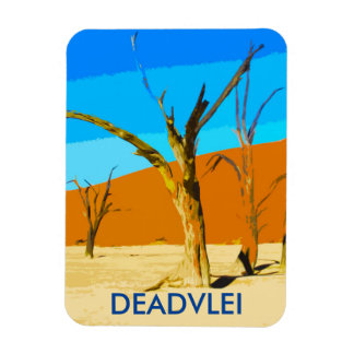 Deadvlei Namibia Travel Vintage Art Magnet