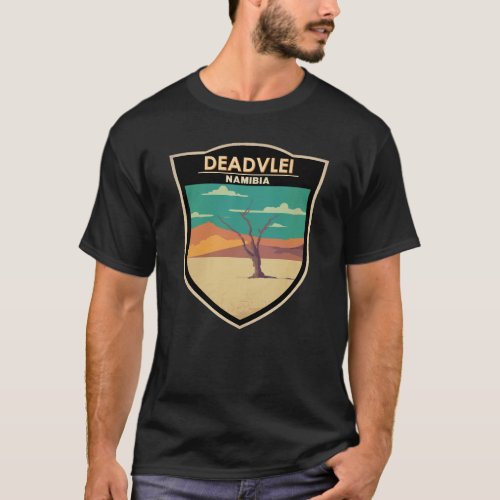 Deadvlei Namibia Travel Vintage Art T_Shirt