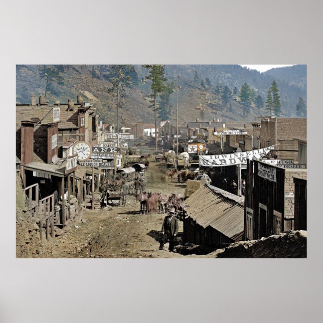 DEADWOOD as Seen by Wild Bill Hickok 1876 Poster (Front)