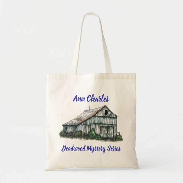 Deadwood Barn from the Deadwood Mystery Series Tote Bag (Front)