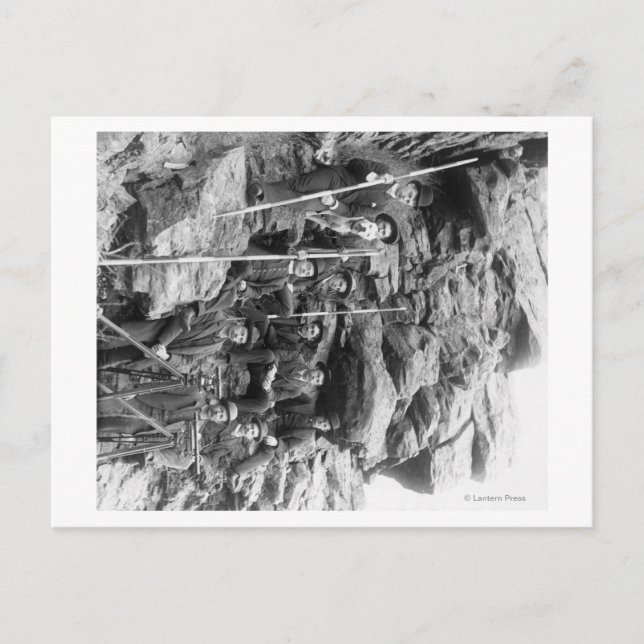 Deadwood Central Railroad Engineer Corps Postcard (Front)