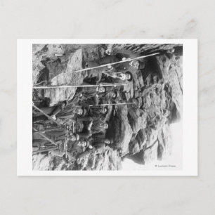 Deadwood Central Railroad Engineer Corps Postcard