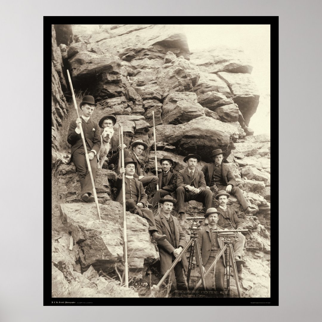 Deadwood Central Railroad SD 1888 Poster Zazzle