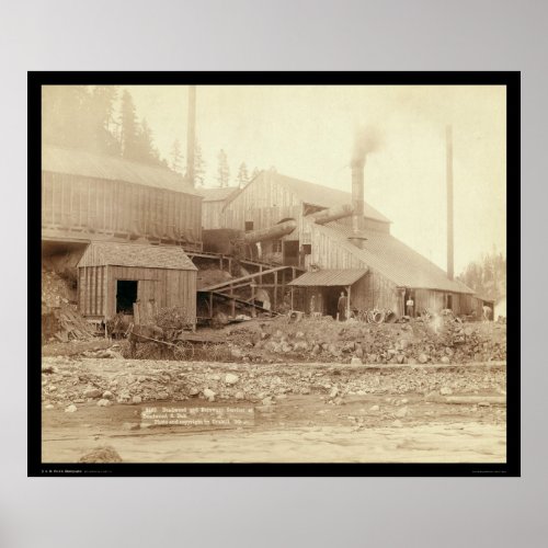 Deadwood  Delaware Smelter SD 1891 Poster
