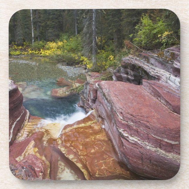 Deadwood Falls on Reynolds Creek in autumn in Coaster (Front)
