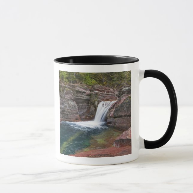 Deadwood Falls on Reynolds Creek in autumn in Mug (Right)