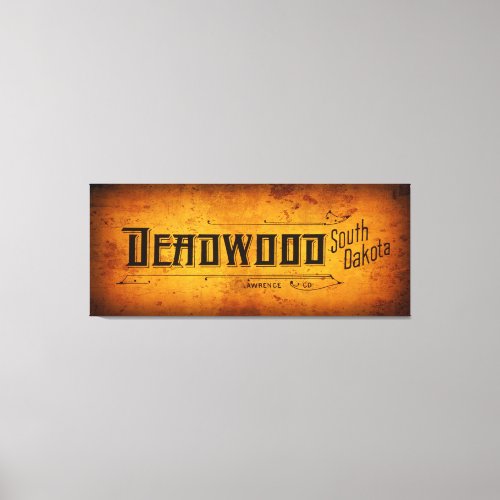 DEADWOOD of the Old West Canvas Print