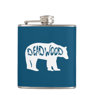 Deadwood South Dakota Bear Flask