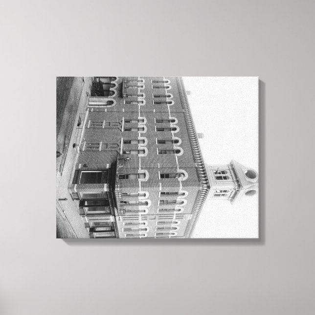 Deadwood, South Dakota City Hall Photograph Canvas Print (Front)
