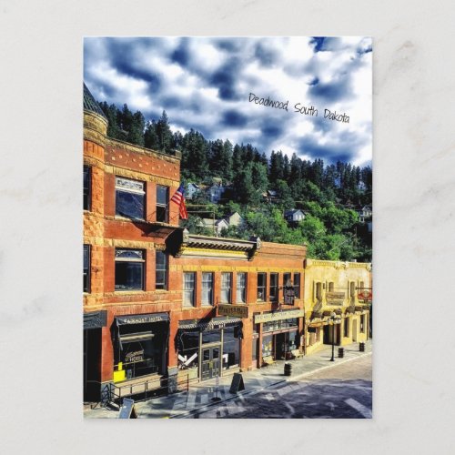 Deadwood South Dakota Postcard